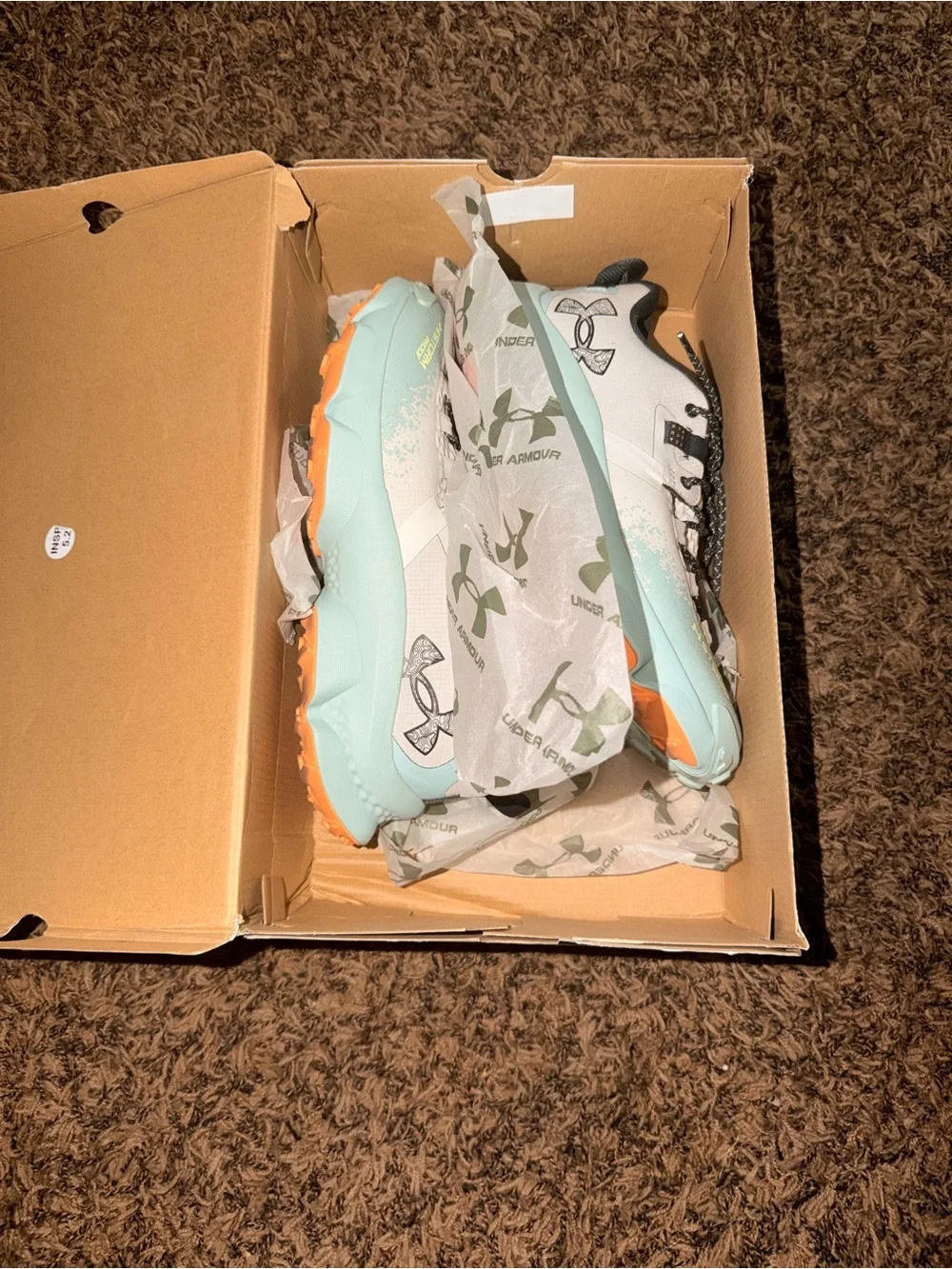 Under Armour Women’s Running Shoes - White & Light Teal